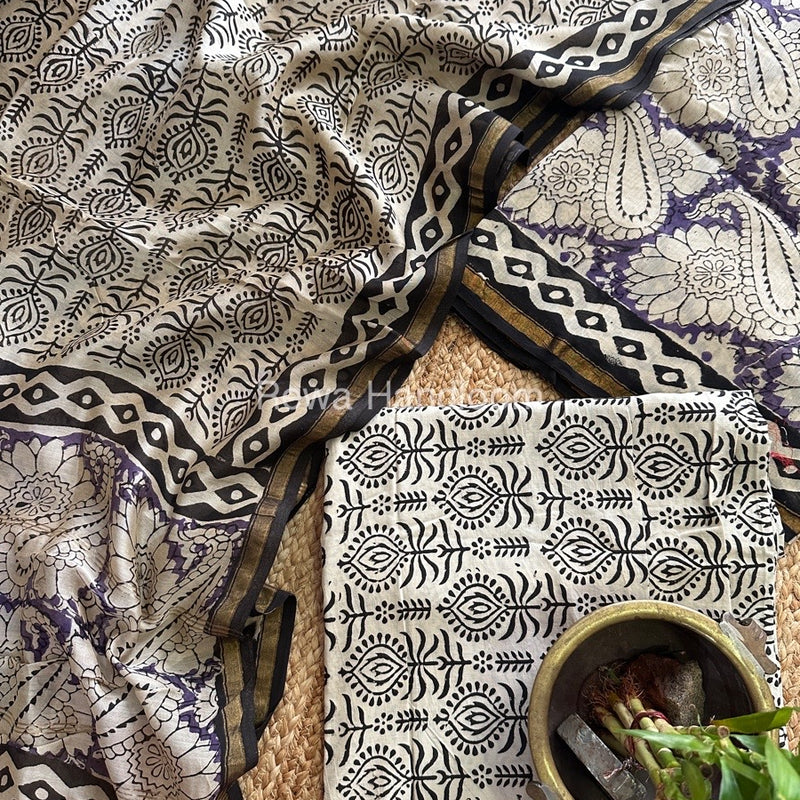  Chanderi Printed Suit