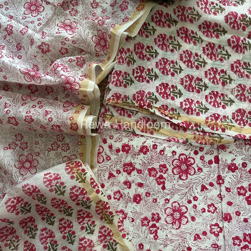  Chanderi Printed Suit