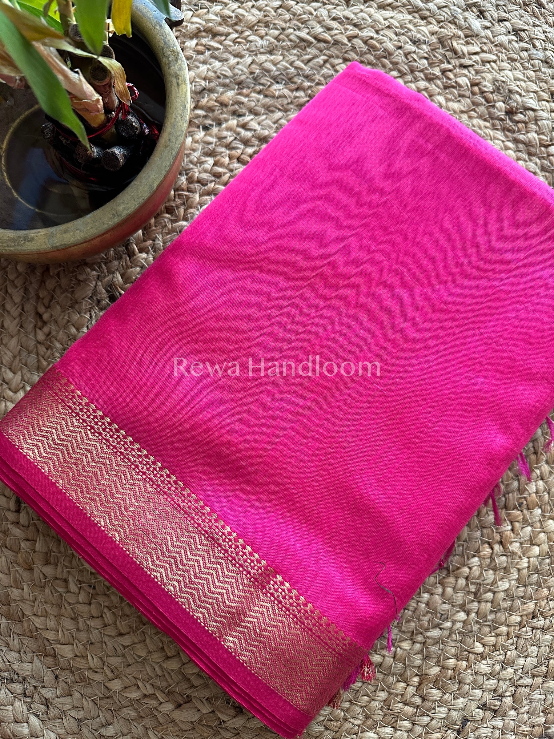 Maheshwari Rewa Border Saree 