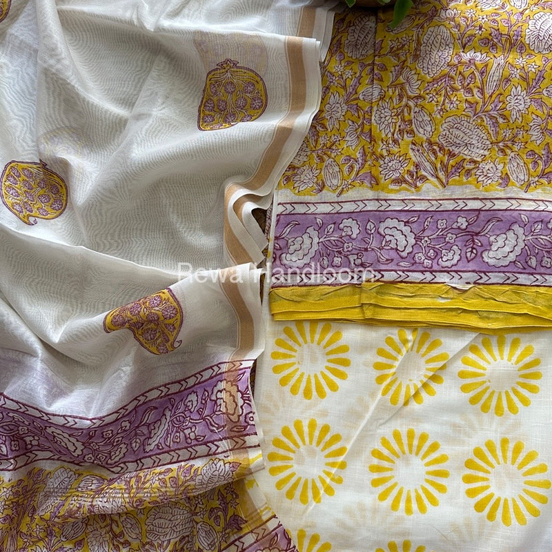  Chanderi Printed Suit