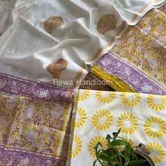  Chanderi Printed Suit