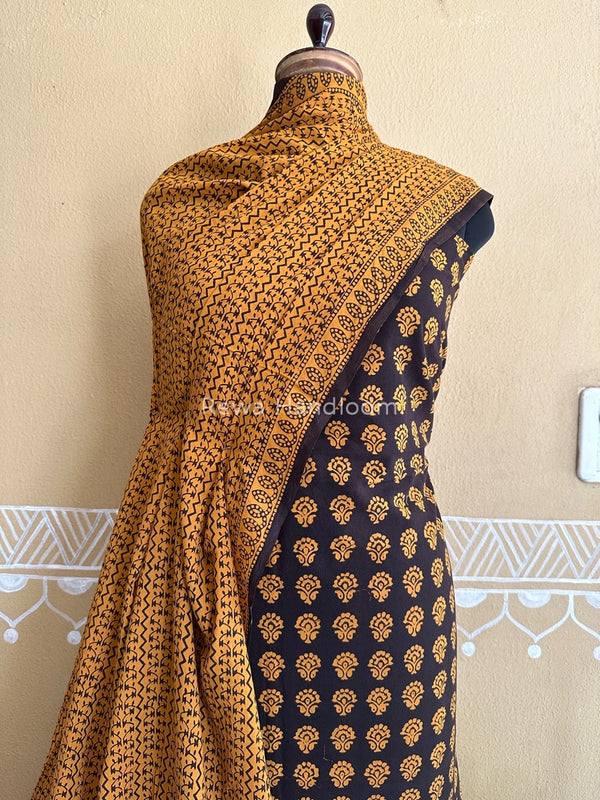 Black Bagh Print Cotton Suit BCSP076