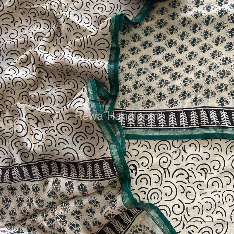  Chanderi Printed Suit