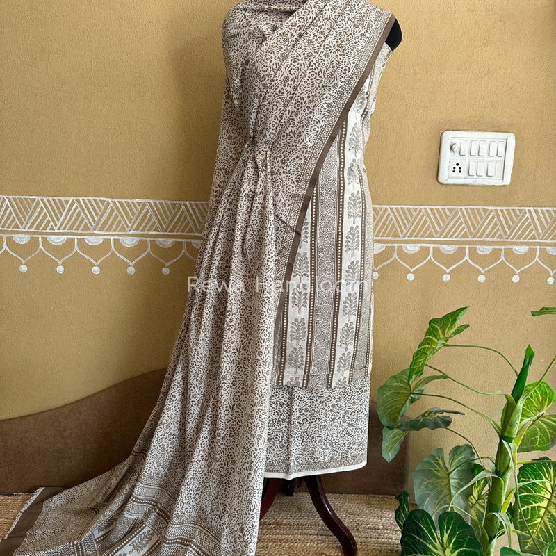  Bagh Print Cotton Suit