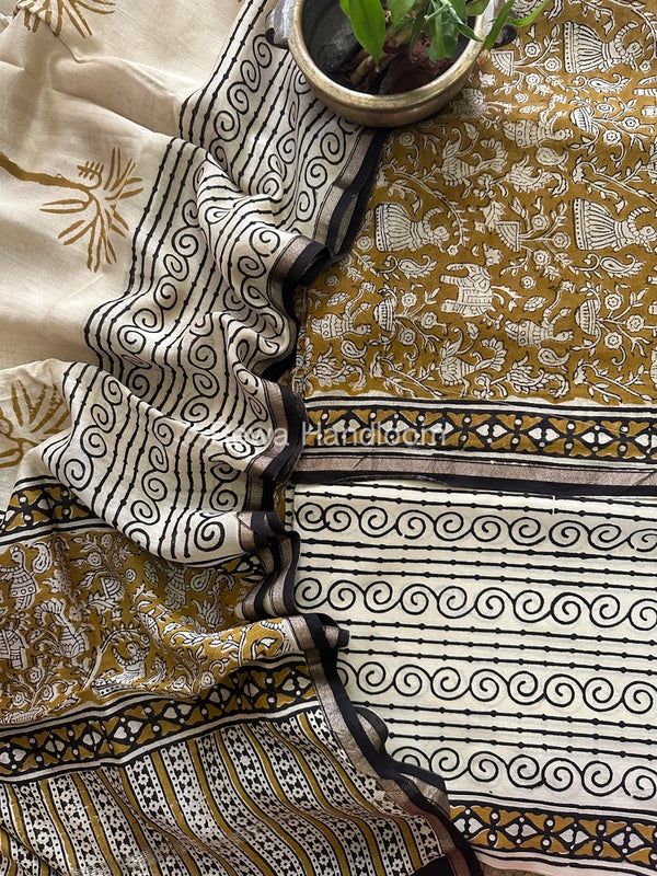  Chanderi Printed Suit