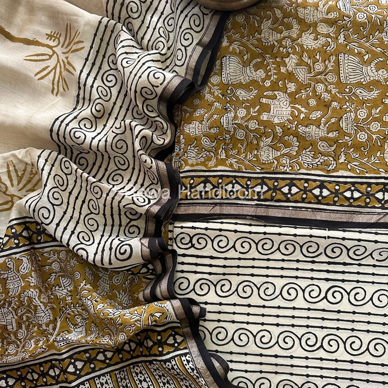  Chanderi Printed Suit