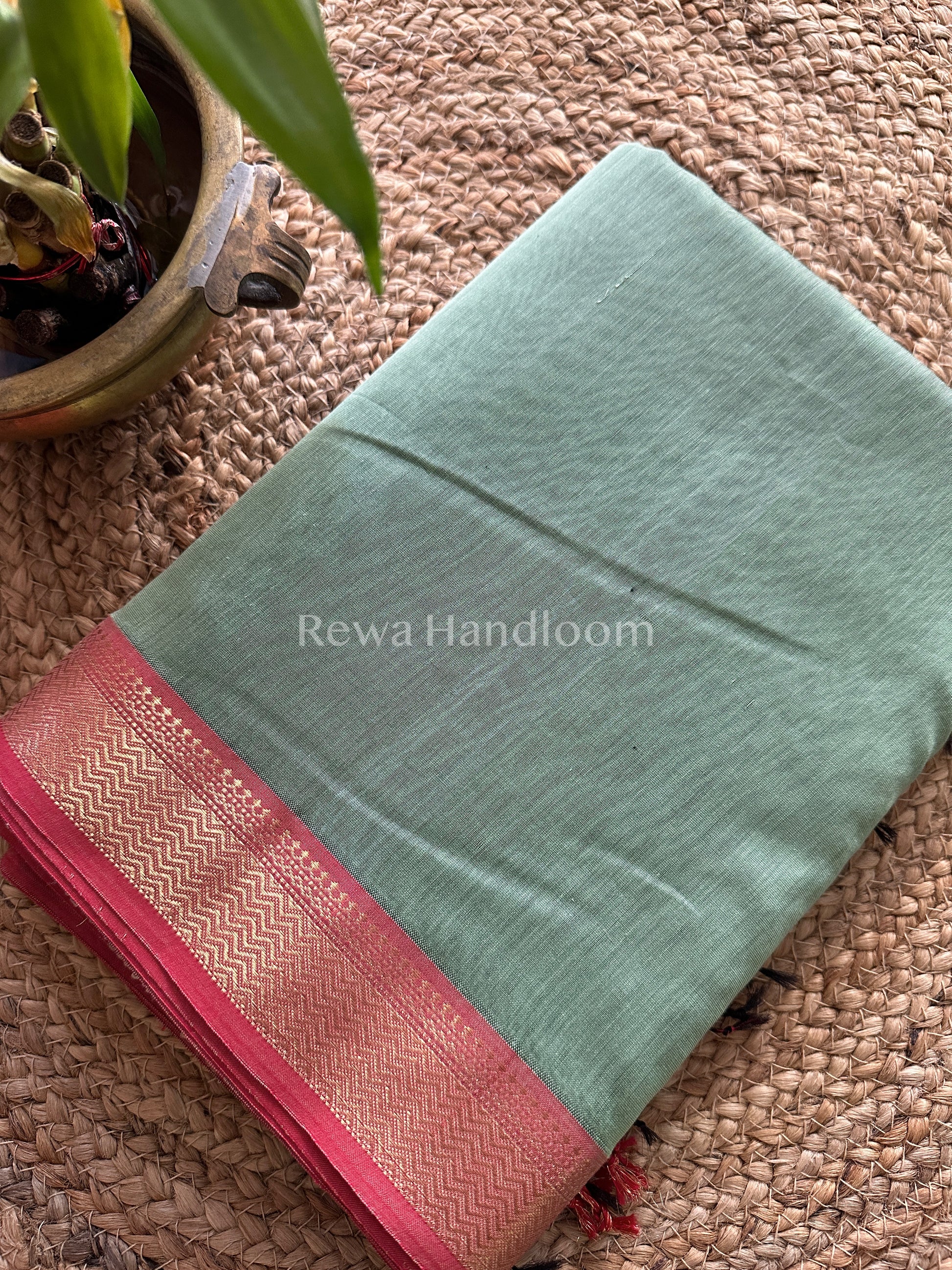 Maheshwari Rewa Border Saree