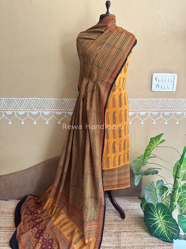 Bagh Print Cotton Suit