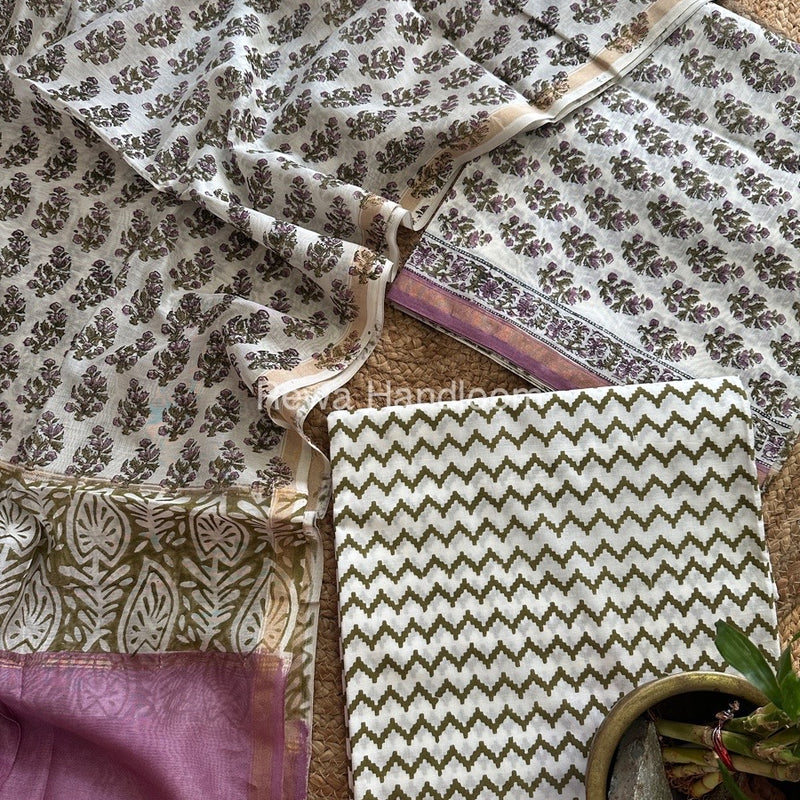  Chanderi Printed Suit