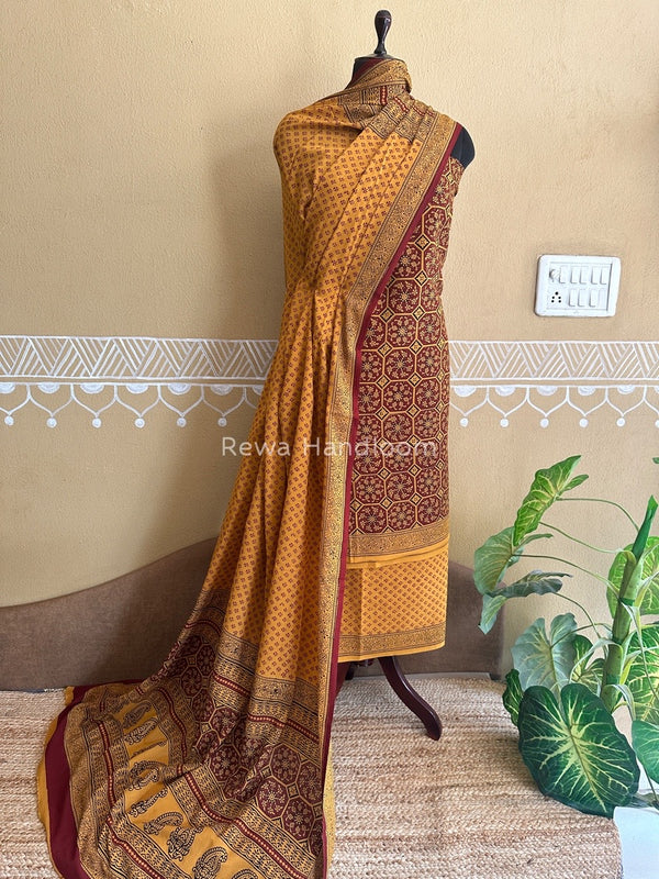  Bagh Print Cotton Suit