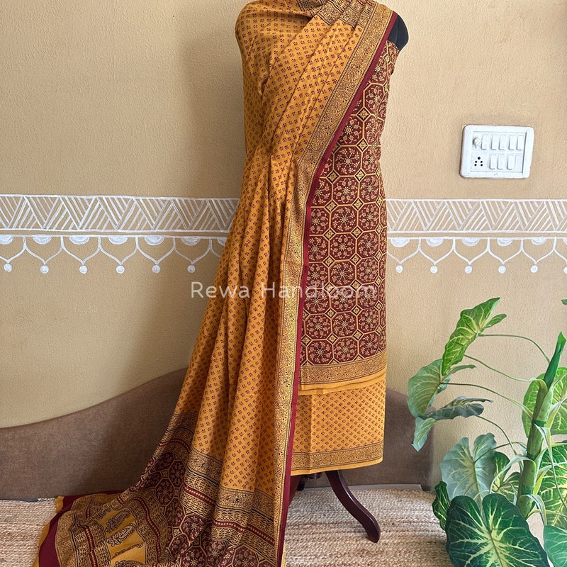  Bagh Print Cotton Suit