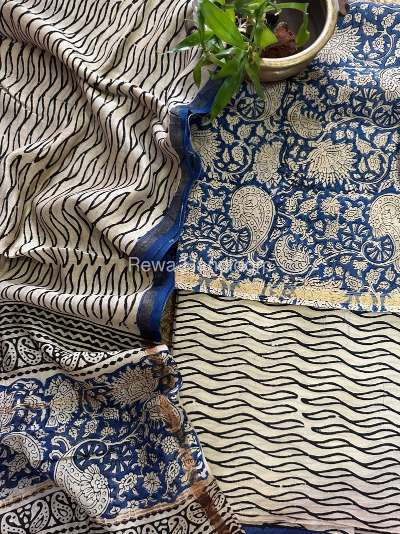  Chanderi Printed Suit