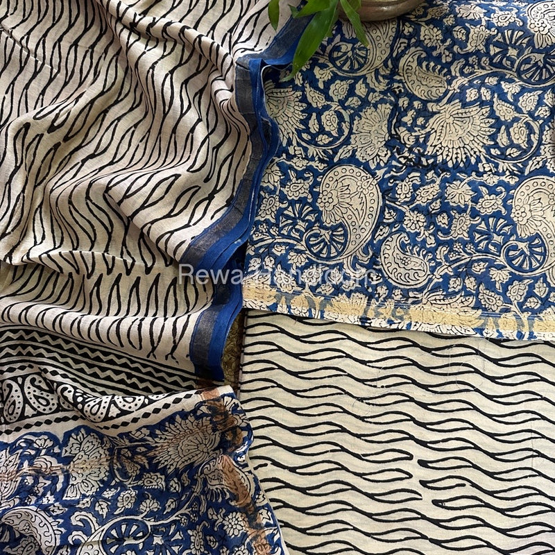  Chanderi Printed Suit
