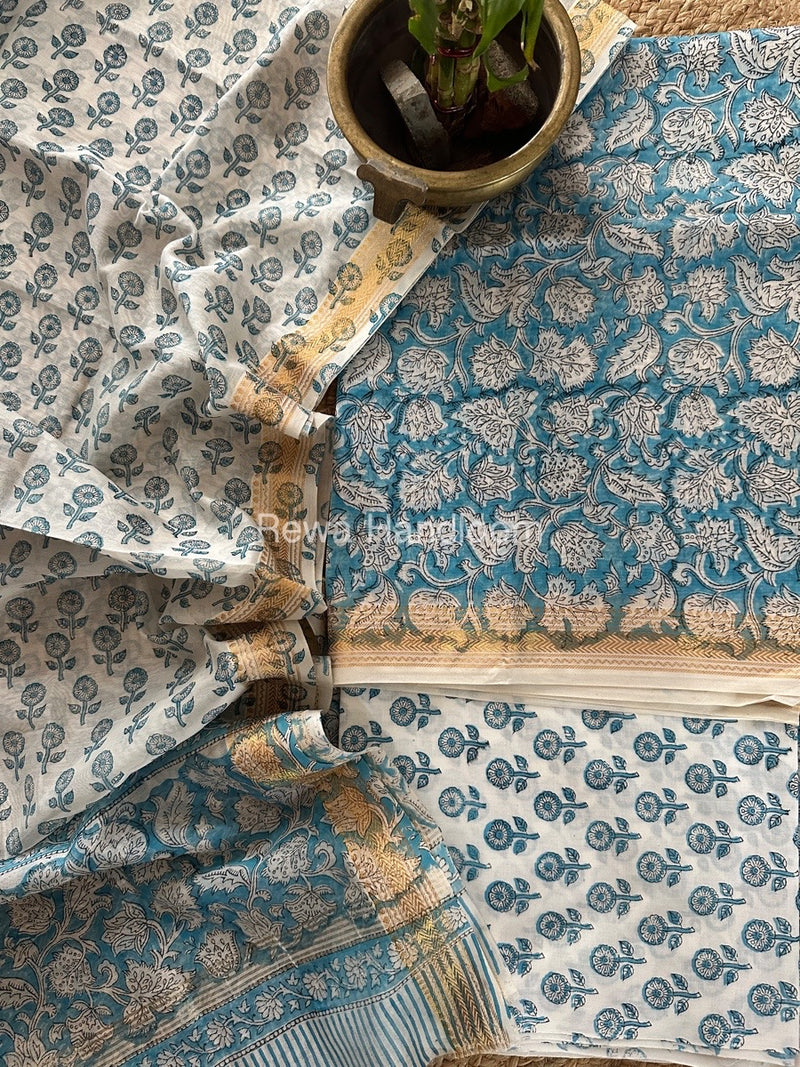  Chanderi Maheshwari Border Suit