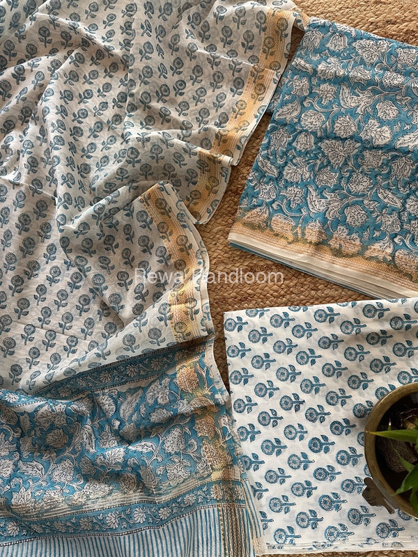  Chanderi Maheshwari Border Suit
