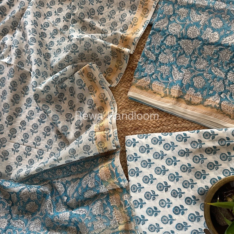  Chanderi Maheshwari Border Suit