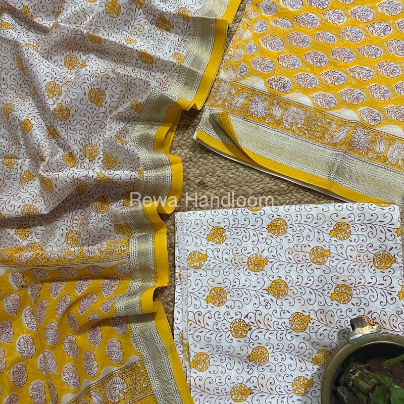  Chanderi Maheshwari Border Suit