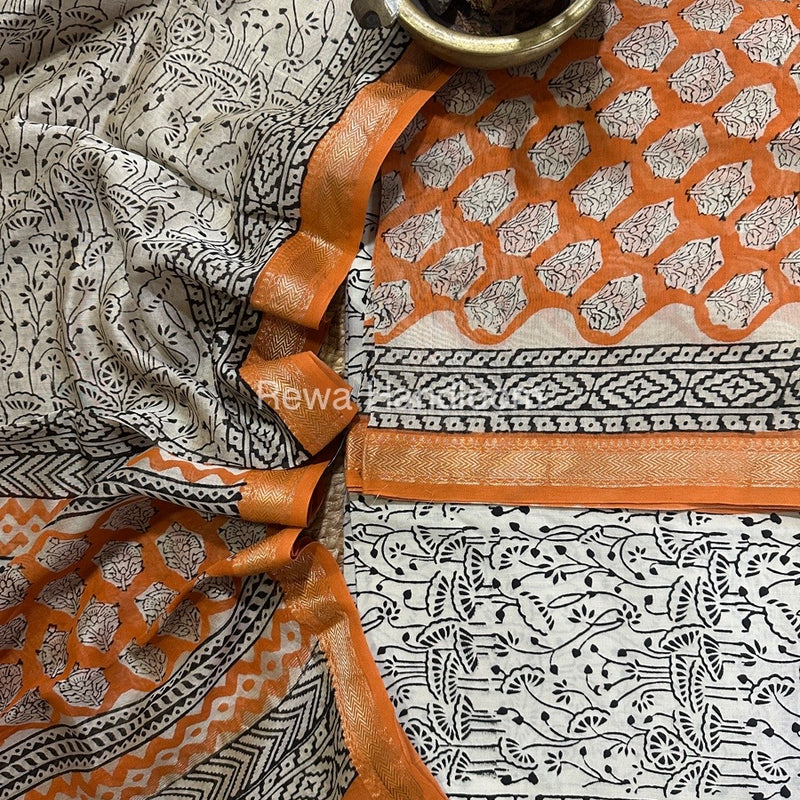  Chanderi Maheshwari Border Suit