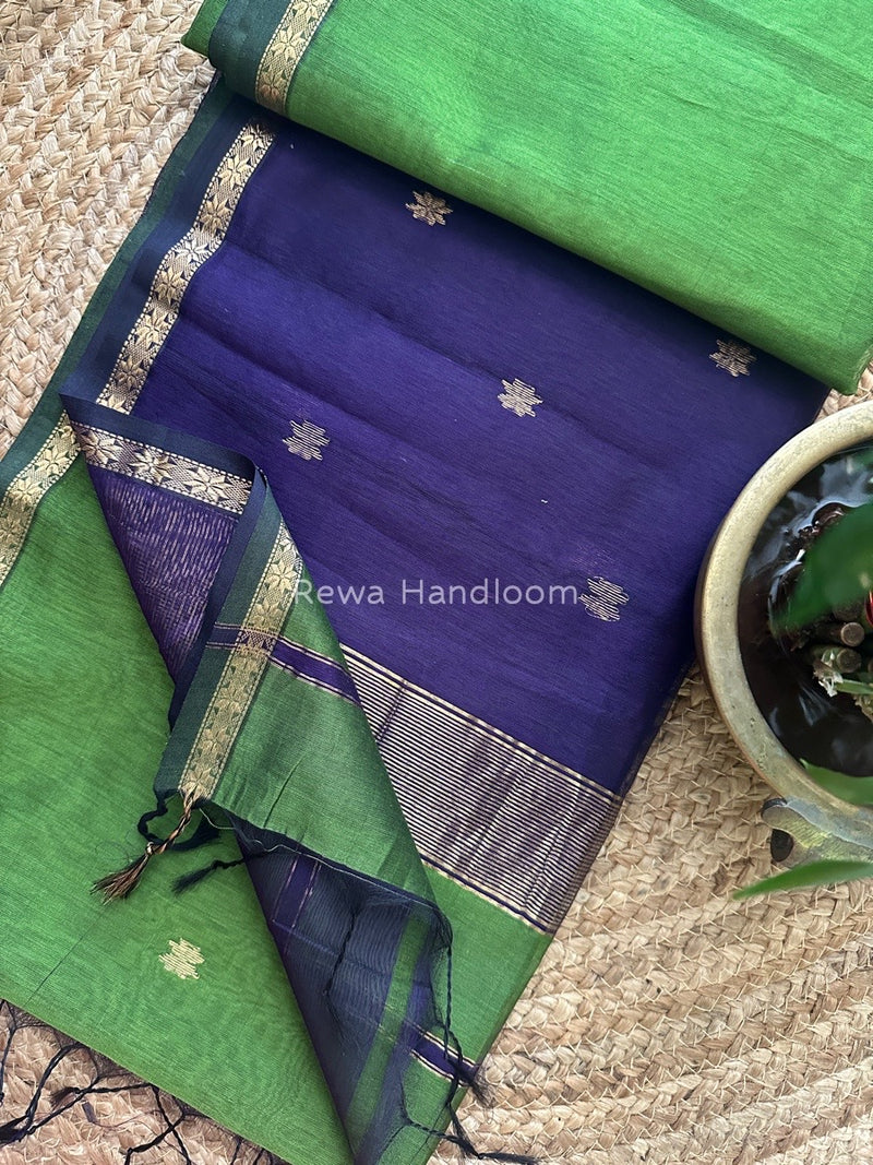  Zari Butti Maheshwari Saree