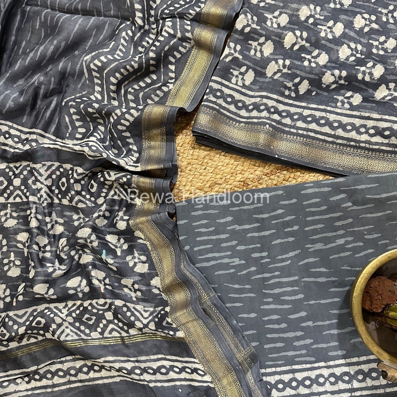  Chanderi Maheshwari Border Suit