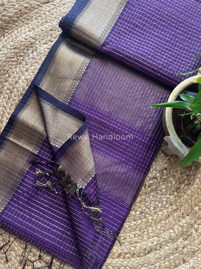 Maheshwari Zari Checks Saree