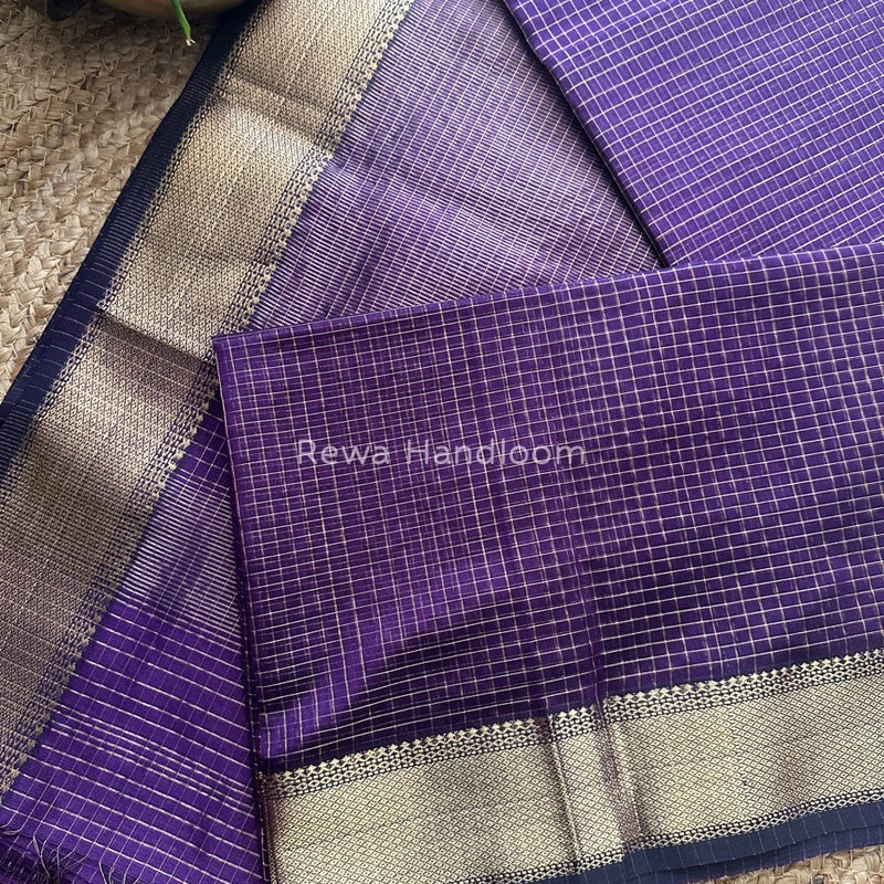  Zari Checks Saree