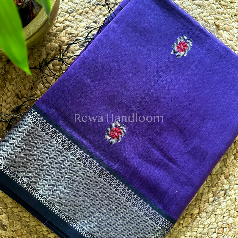 Maheshwari Silver Zari Sarees 