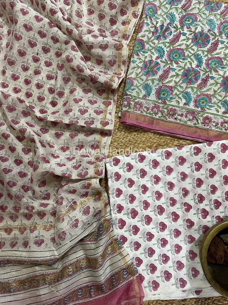  Chanderi Printed Suit