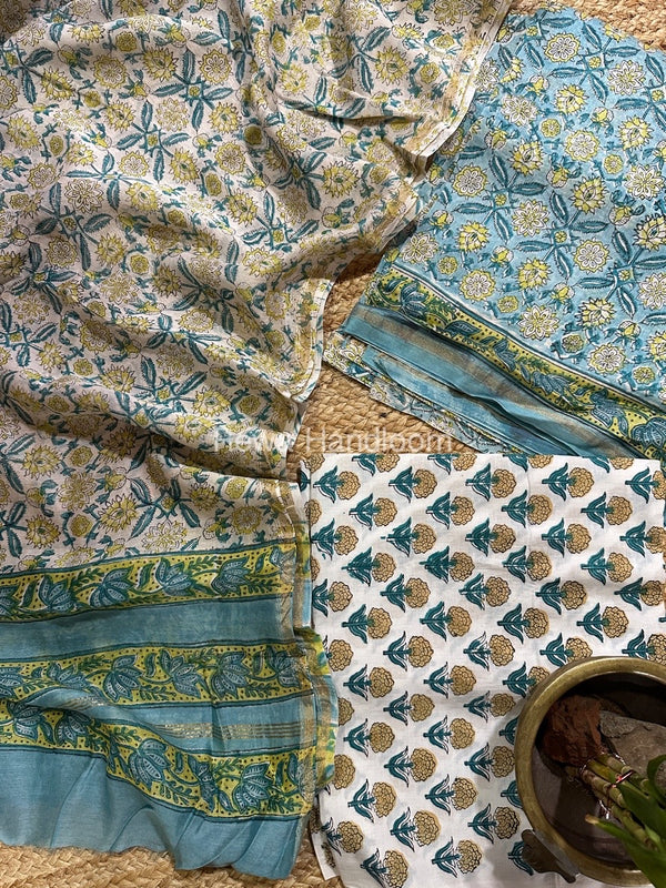  Chanderi Printed Suit