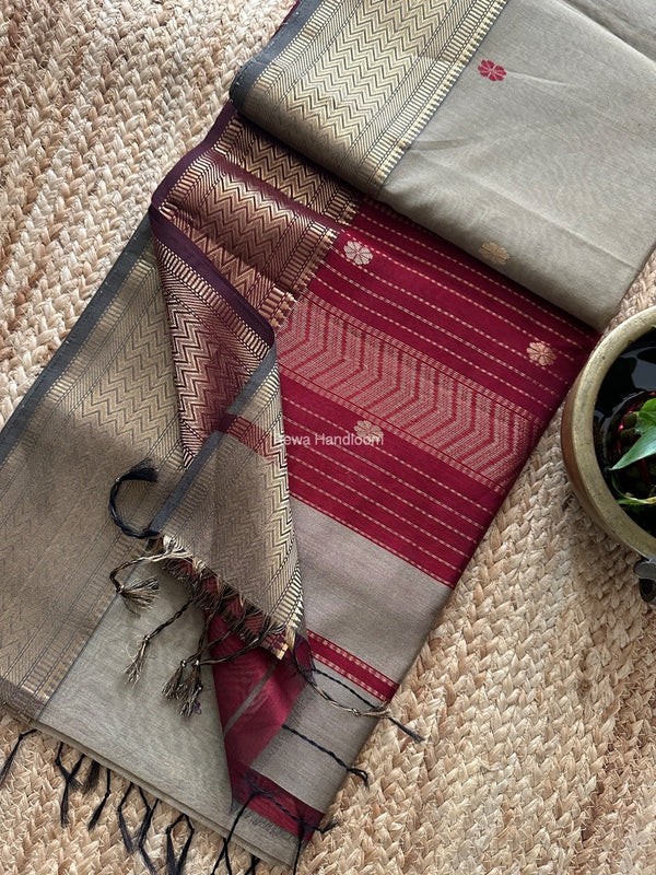 Maheshwari Rich Pallu Silk Saree