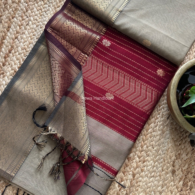 Maheshwari Rich Pallu Silk Saree