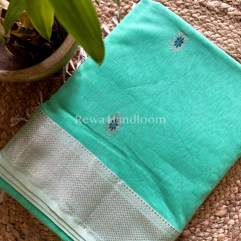 Maheshwari Silver Zari Sarees 