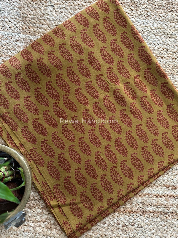 Mehendi Green Designer Bagh Cotton Suit BCSPP01