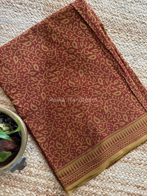 Mehendi Green Designer Bagh Cotton Suit BCSPP01