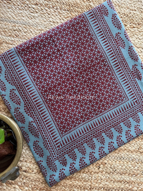 Celtic Grey-Maroon Designer Bagh Cotton Suit BCSPP03