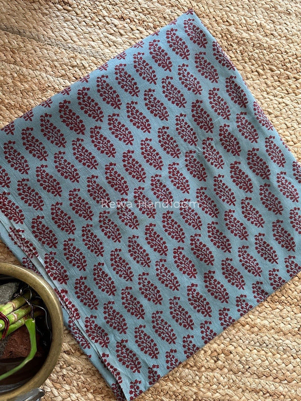 Celtic Grey-Maroon Designer Bagh Cotton Suit BCSPP03