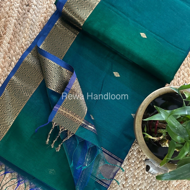 Dimond Butti Maheshwari Saree