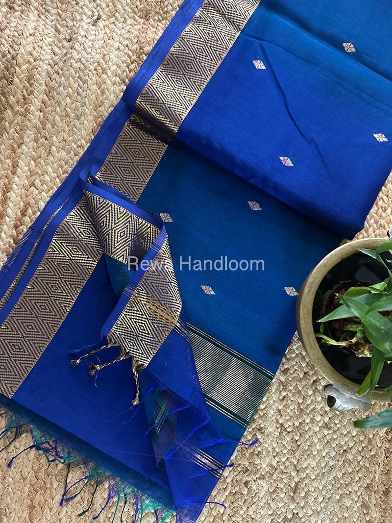 Diamond Butti Maheshwari Saree