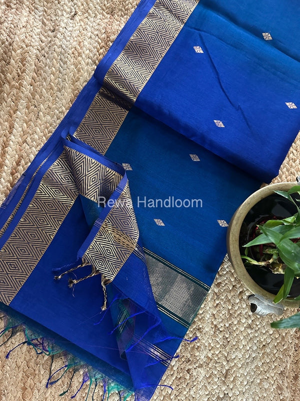 Diamond Butti Maheshwari Saree