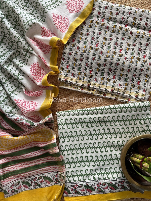  Chanderi Printed Suit