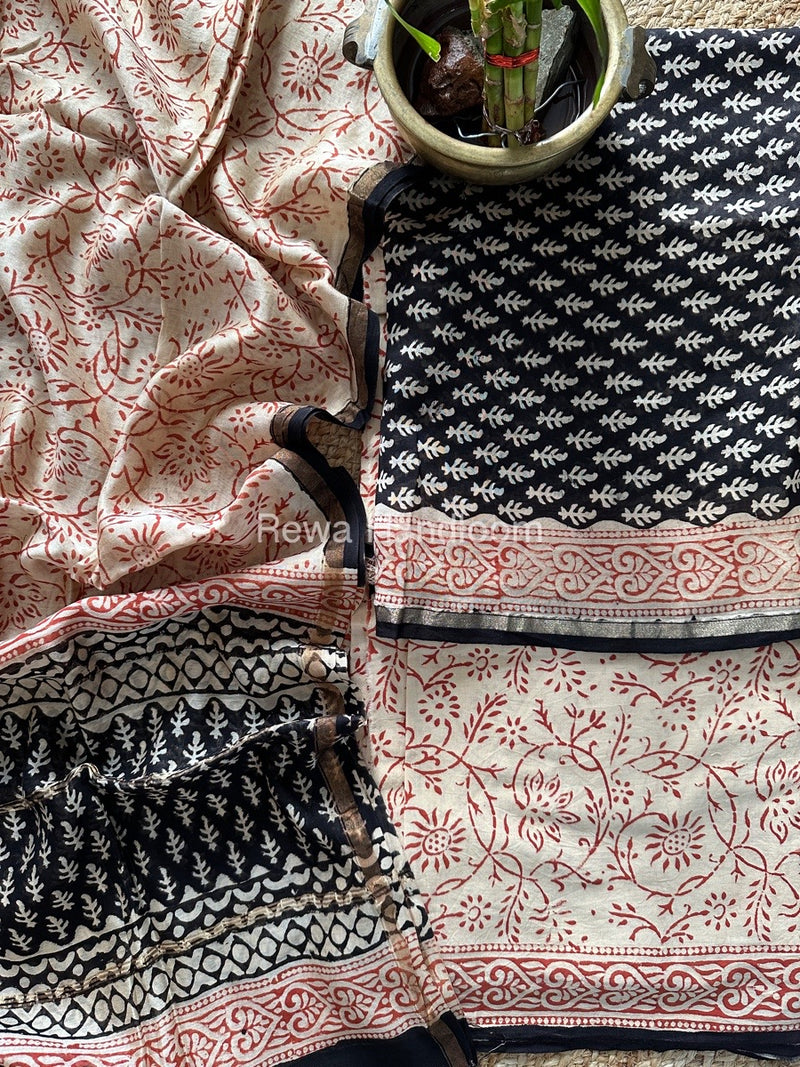  Chanderi Printed Suit