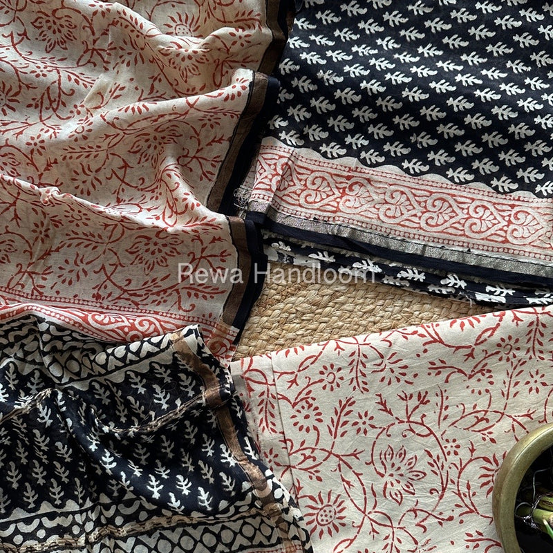  Chanderi Printed Suit