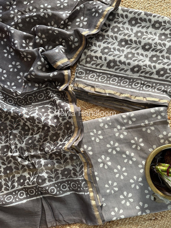  Chanderi Printed Suit