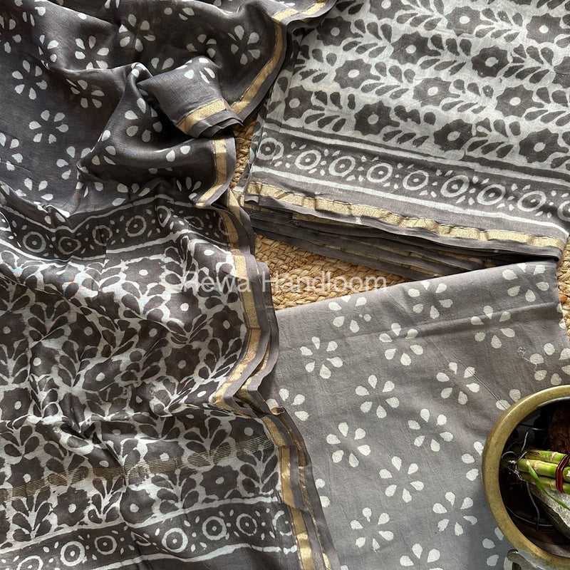  Chanderi Printed Suit