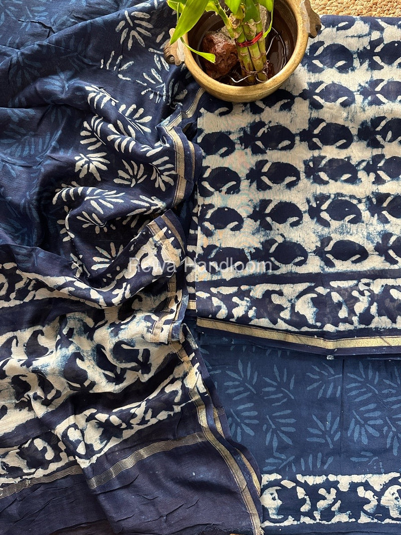  Chanderi Printed Suit