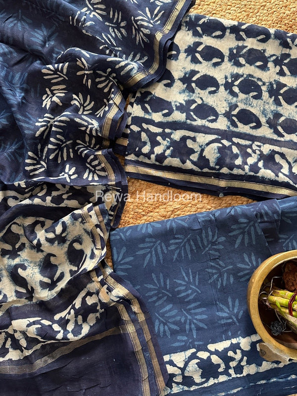  Chanderi Printed Suit