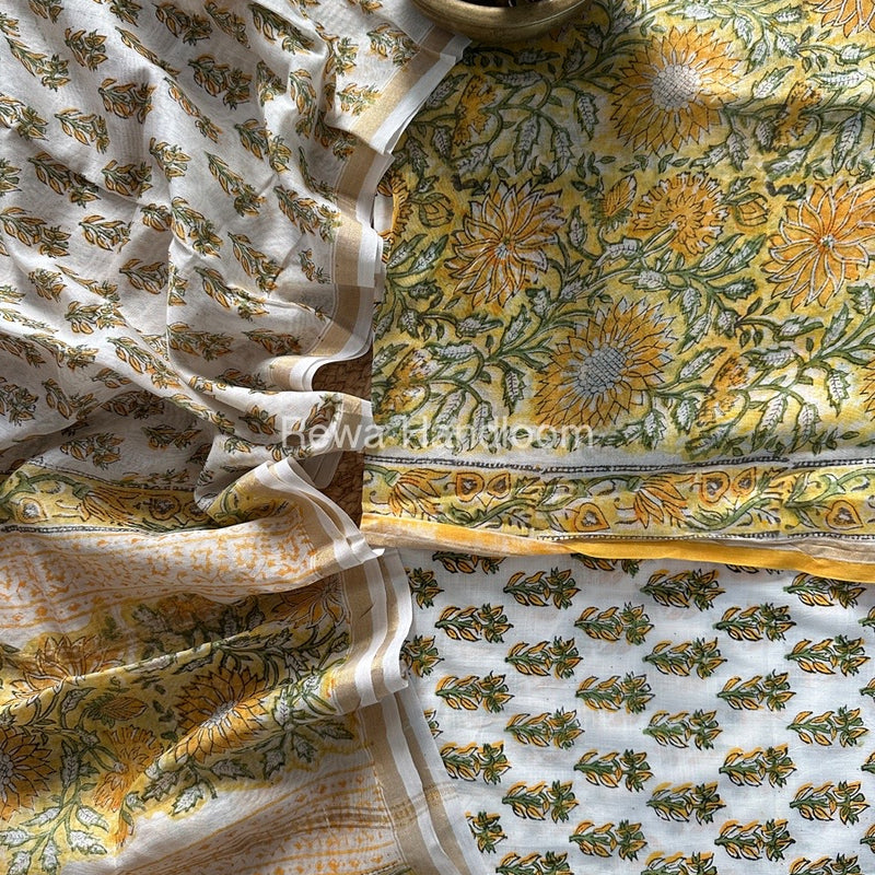  Chanderi Printed Suit