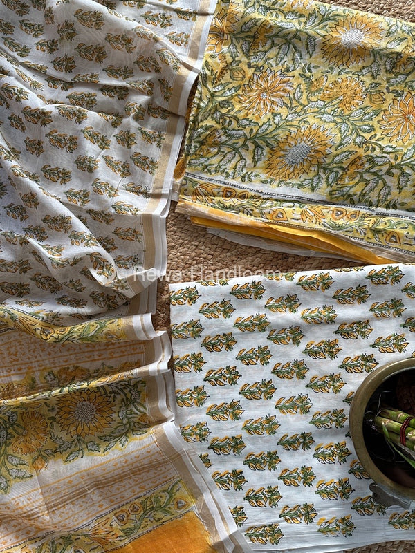  Chanderi Printed Suit