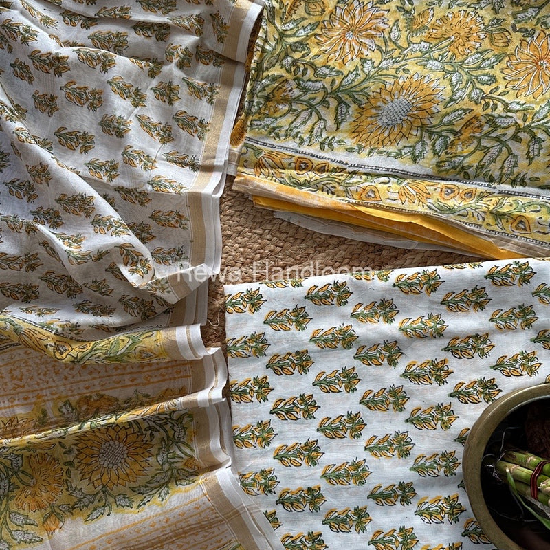  Chanderi Printed Suit