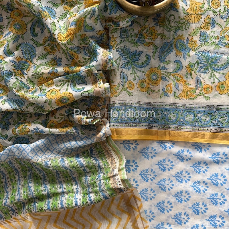  Chanderi Printed Suit
